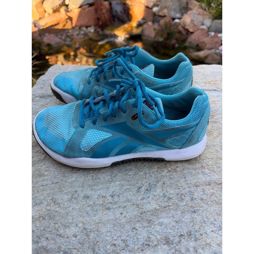 Reebok CrossFit U-Form Womens‎ Blue Training Shoes Sneakers J99806 Size 7